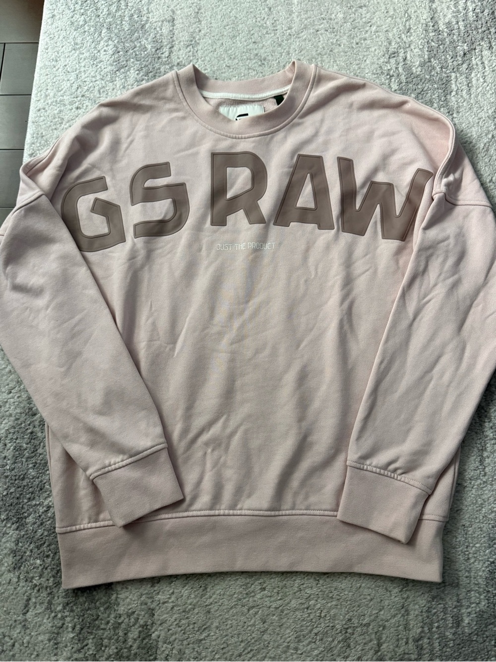G-Star Pink Logo Crewneck Sweatshirt